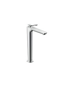 hansgrohe Axor Citterio C CoolStart wash basin mixer 49051000 cubic cut, chrome, projection 158mm, drain non-closable