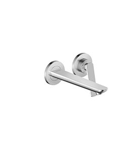 hansgrohe Axor Citterio C wash basin mixer 49110000 without structure, chrome, concealed, wall mounting, projection 193mm