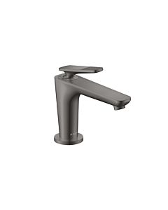 hansgrohe Axor Citterio C CoolStart mitigeur lavabo 49021330 avec garniture de vidage , Coupe cubique, Chrome noir poli