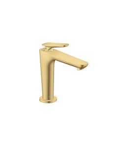 hansgrohe Axor Citterio C CoolStart 125 washbasin mixer 49040250 with drain fitting, Brushed Gold Optic