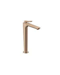 hansgrohe Axor Citterio C CoolStart 250 washbasin mixer 49050300 with pull rods, with waste set, Polished Red Gold