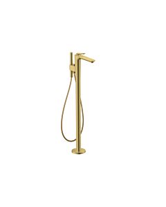 hansgrohe Axor Citterio C Wannenarmatur 49441990 cubic cut, polished gold optic, bodenstehend, Ausladung 194mm