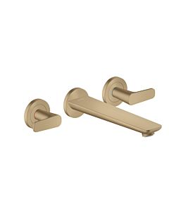 hansgrohe Axor Citterio C Bath 3-hole faucet 49482140 without structure, brushed bronze, concealed, wall mounting