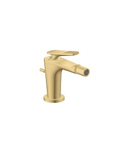 hansgrohe Axor Citterio C Bidet faucet 49211250 with pull rods drain g.Cubic, Brushed Gold Optic