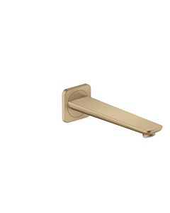 hansgrohe Axor Citterio C Bath spout 49410140 brushed bronze, projection 222mm