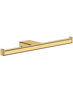 hansgrohe AddStoris Papierrollenhalter 41748990 double, wall mounting, metal, polished gold optic