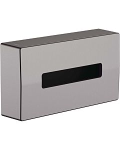 hansgrohe AddStoris tissue box 41774340 wall mounting, brushed black chrome