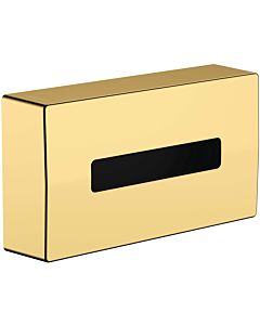 hansgrohe AddStoris tissue box 41774990 wall mounting, polished gold optic