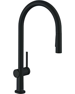 hansgrohe Talis M54-210 kitchen mixer 72800670 matt black, with pull-out spray 2jet