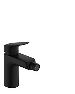 hansgrohe Logis Einhebel-Bidet-Armatur 71200670 ComfortZone 100, Auslaufhöhe 99 mm, Ausladung 119mm, mattschwarz