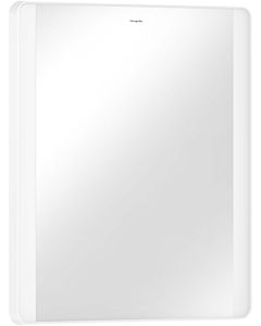 hansgrohe Xarita Lite Q Spiegel 54962700 with side LED lighting, matt white, W 600 x H 700 x D 30 mm, 14 W