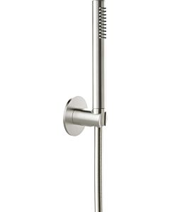 Herzbach Design iX 17.914100. 2000 .09 1600 mm, rosette d= 70mm, with baton hand shower, brushed stainless steel