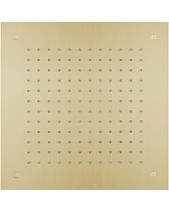 Herzbach Design iX PVD rain shower 21.638000.2.41 Brass Steel, 380x380mm, for ceiling installation