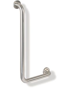 Hewi 805 angled handle 805.22.100R satin stainless steel, right-hand version, 300 x 600 mm