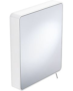 Hewi System 800 mirror 8000110060 white, width 580 mm x height 680 mm