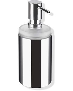 Hewi System 162 Seifenspender 162.06.110540 200ml, Halter chrome-plated, glass, satined
