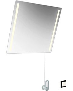 Hewi 801 tilting light mirror LED 801.01.40195 600x540x6mm, rock grey