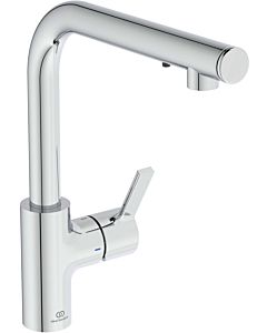 Ideal Standard Gusto Wand-Küchenarmatur A7817AA chrom, mit Sensor-Flüssigseifenspender, Bausatz 2