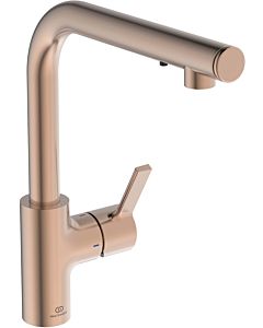Ideal Standard Gusto Wand-Küchenarmatur A7817J4 sunset rose, mit Sensor-Flüssigseifenspender, Bausatz 2