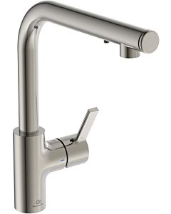 Ideal Standard Gusto Wand-Küchenarmatur A7817GN silver storm, mit Sensor-Flüssigseifenspender, Bausatz 2