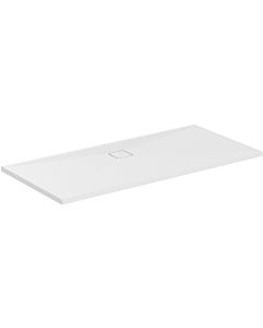 Ideal Standard receveur de douche Ultra Flat Evo T5431FO 1700 x 800 x 35 mm, blanc soie, rectangulaire , évacuation sur le côté long