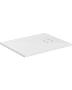 Ideal Standard receveur de douche Ultra Flat Evo T5442FO 1000 x 800 x 35 mm, blanc soie, rectangulaire , évacuation sur le côté court