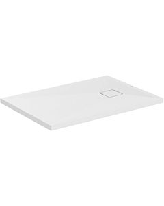 Ideal Standard receveur de douche Ultra Flat Evo T5443FO 1000 x 700 x 35 mm, blanc soie, rectangulaire , évacuation sur le côté court