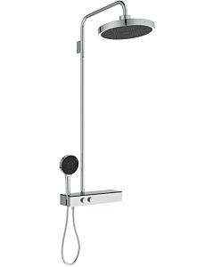 Ideal Standard Solos Duschsystem A7881AA mit Brausethermostat, Regenbrause mit LED-Leuchtring, chrom