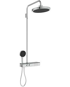 Ideal Standard Solos Duschsystem A7883AA mit Brausethermostat, Regenbrause mit LED-Leuchtring, chrom