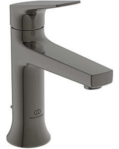 Ideal Standard La Dolce Vita Grande Waschtischarmatur BD653A5 mit Metall-Ablaufgarnitur, Ausladung 118mm, magnetic grey