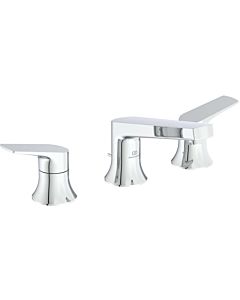 Ideal Standard La Dolce Vita 3-hole washbasin mixer BD661AA with metal waste set, chrome-plated