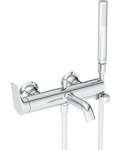 Ideal Standard La Dolce Vita Wannenarmatur BD667AA Aufputz, mit Handbrause-Set, Ausladung 202mm, verchromt