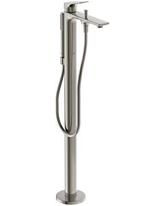 Ideal Standard La Dolce Vita bath mixer BD673GN freestanding, concealed kit 2, with hand shower set, silver storm