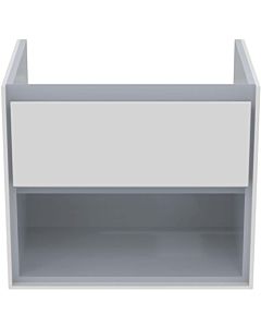 Ideal Standard Connect Air Waschtischunterschrank E0826KN, weiss glänzend/hellgrau matt, 1 Auszug