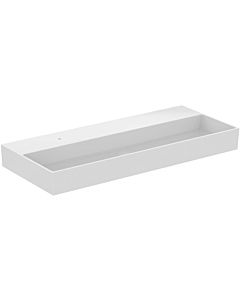 Ideal Standard Solos lavabo T536701 121,5x51,5x12,5cm, trou pour robinetterie 2000 , sans trop-plein, sol, blanc