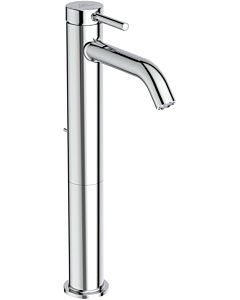 Ideal Standard Ceraline Nuovo H240 washbasin mixer BD763AA extended base, DN 15, BlueStart, metal waste set, chrome