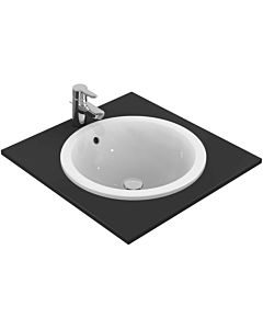 Ideal Standard Connect lavabo à poser E505301 48 cm, blanc, sans trou pour robinetterie, avec trop-plein