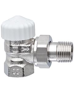 Heimeier V-exact II thermostatic valve body 3451-03.000 Rp 3 / 4xR 3/4, corner, shortened, brass