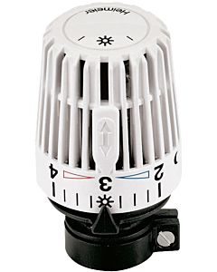 Heimeier thermostatic head 9700-24.500 with direct connection, for Danfoss RAVL, white