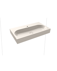 Kaldewei Centro wall-mounted washbasin 903506013231 3062, 90x50x12cm, pergamon pearl effect, without overflow, 1 tap hole