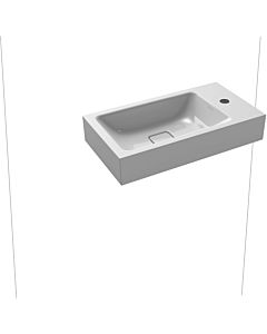 Kaldewei Cono hand washbasin 908006013199 55x30cm, without overflow, 1 cock hole right, manhattan pearl effect