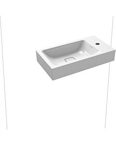 Kaldewei Cono hand washbasin 908006013001 55x30cm, without overflow, 1 cock hole right, white pearl effect
