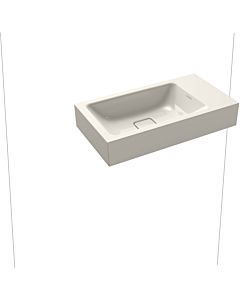 Kaldewei Cono hand washbasin 908006013231 55x30cm, without overflow, 1 tap hole right, pergamon pearl effect