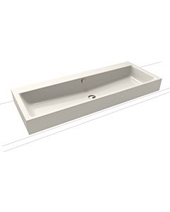 Kaldewei Puro washbasin 907006003231 120x46x12cm, with overflow, without tap hole, pergamon pearl effect