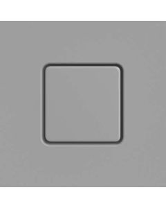 Kaldewei drain cover 687772570663 square, for Conoflat , cool gray 30
