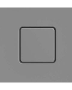 Kaldewei drain cover 687772570664 square, for Conoflat , cool gray 40
