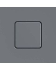 Kaldewei drain cover 687772570665 square, for Conoflat , cool gray 70