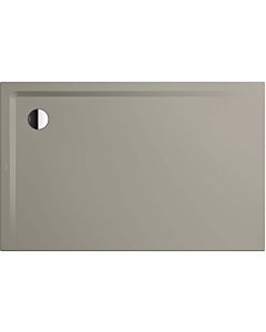 Kaldewei Superplan shower tray 386147982670 100x150x2.5cm, with flat support, Secure Plus, warm grey50