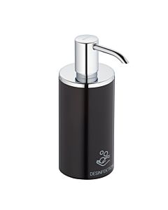 Keuco disinfectant dispenser 04952370100 standing model with pump, 250ml, chrome-black