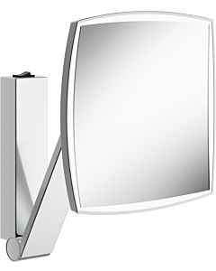 Keuco iLook_move Kosmetikspiegel 17613179004 Aluminium-finish, Wandmodell, beleuchtet, 200 x 200 mm